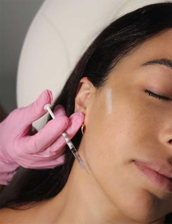 Facial balancing with fillers and toxin by the body bar medical spa in corona ca